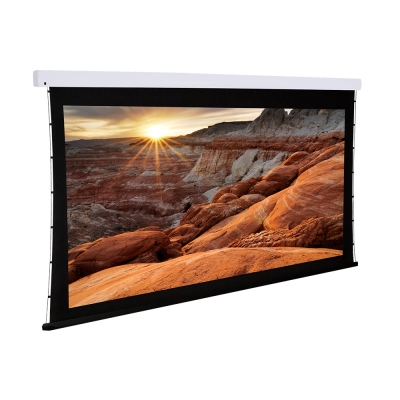 Dragonfly Motorized Tab Tension 16:9 Ultra White Projection Screen 100
