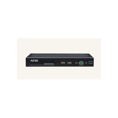AMX JPEG 2000 4K60 4:4:4 UHD Video Over IP Encoder, Stand Alone with PoE, KVM, AES-67 (pieza) Negro