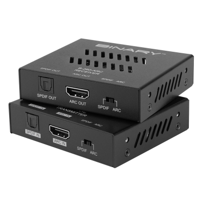 Binary Audio Return Extender for HDMI ARC and S/PDIF (pieza)Negro