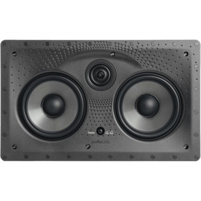 Polk High performance 2-way, In-wall Center, (2) 5-1/4 inch Dynamic Balance mid/woofers and (1) 1