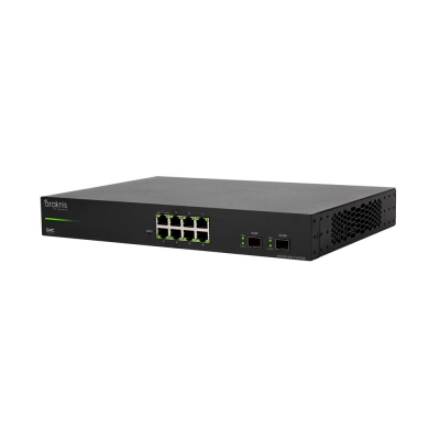 Araknis Networks   310 Series L2 Managed Gigabit Switch with Full PoE+  8 + 2 Front Ports (pieza)Negro