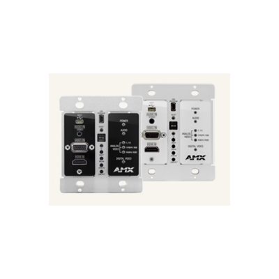 DXLink Multi-Format Decor Style Wallplate Transmitters US (pieza) Blanco