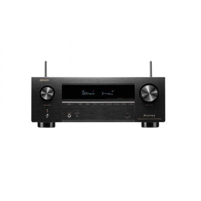 Denon AVR-X2800H 95W 7 Ch Bluetooth Capable HDR Compatible with HEOS and Dolby Atmos 8K Ultra HD AV Home Theater Receiver (pieza)