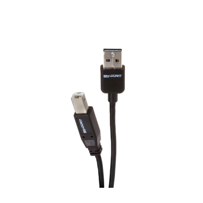 Binary USB 2.0 Reversible A Male to B Male Cable - 13.12 Ft (4 M)