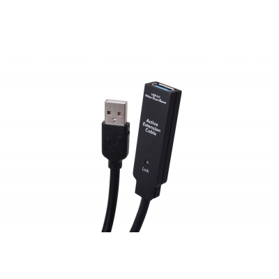 Binary USB 3.0 A Male to A Female Extender Cable Lenth 32.8 ft  (pieza) Negro