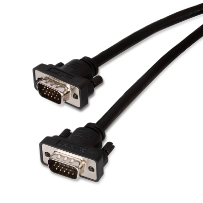 Binary B4 Series Male to Male VGA Cable-10FT (pieza)Negro