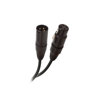 Binary 3P XLR Female to Male Cable with Gold Plated Contacts 2FT (pieza)