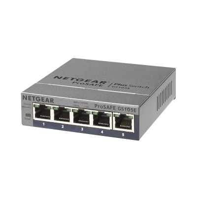 GS105E — 5-Port Gigabit Ethernet Plus Switch