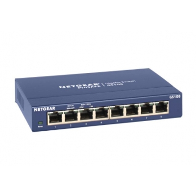 Netgear 8-Port Gigabit Ethernet Unmanaged Switch (pieza)