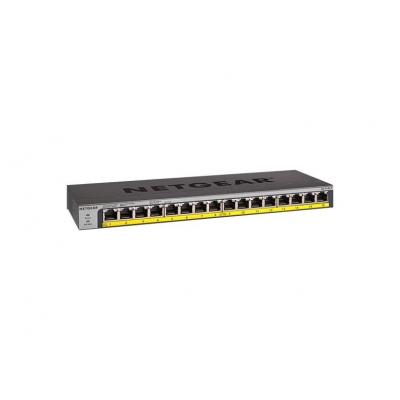 16-Port Gigabit Ethernet High-Power Unmanaged PoE+ Switch with FlexPoE (183W)