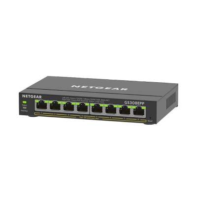 Netgear 8-Port PoE+ Gigabit Ethernet Plus Switch (123W) (pieza)