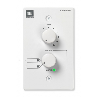 JBL Professional CSR Series Volume Control with Selection of two sources and Volume for Mixer (pieza) Blanco
