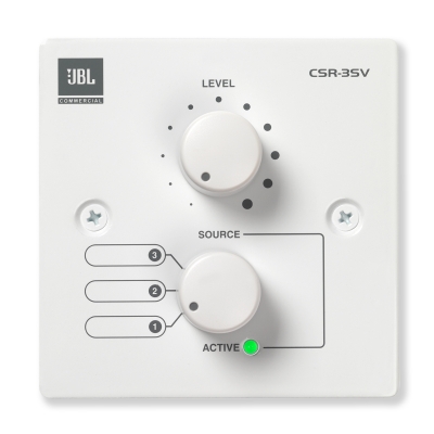 JBL Professional CSR Series Wall-Mounted Remote Control for CSM Mixers (pieza) Blanco