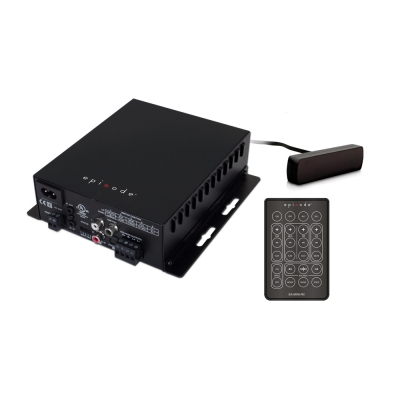Episode Digital Mini-Amplifier 35W x 2 Channels and Surface Mount IR Sensor + Remote - Kit