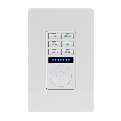 Metreau 6-Button Ethernet Keypad with Navigation (pieza) Blanco
