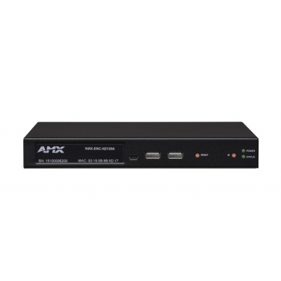 AMX JPEG 2000 1080p Low Latency Video over IP Encoder with KVM, PoE, SFP, HDMI, AES67 Support, Card (pieza) Negro