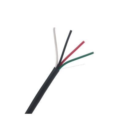 Wirepath  16-Gauge 4 Conductor Plenum Speaker Wire.(pieza)Negro