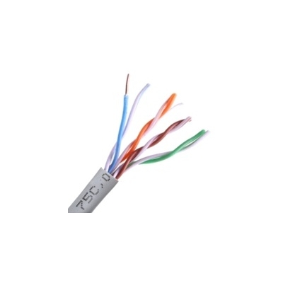 Binary™ Cables Cat 5e 350MHz Unshielded 24/4 .50mm CL3-Rated Wire - 1000ft Nest in Box (Gray)