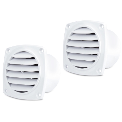 Cool Components Cabinet Vent Fan Package -Blanco