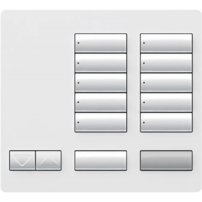 Lutron SeeTouch para mesa  10 Botones Configurables          (Blanco & Negro) (RA2 Select & RadioRa)