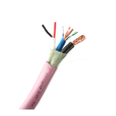 Wirepath  RG59/U Coaxial Cable + 2-Conductor + Single 350MHz Cat 5e Wire - 500 ft. Drum (pieza)