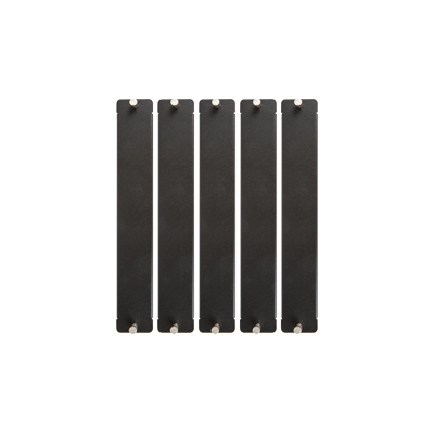 Strong MoIP Shelf Blanks (Vertical) - Pack of 5 Negro
