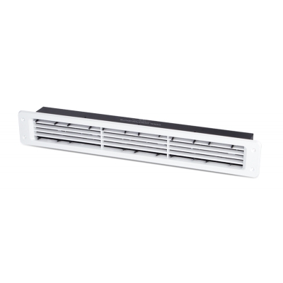 Cool Components SlimSix Exhaust Vent Fan System with Plastic Grill (pieza) Blanco