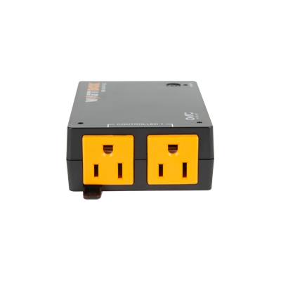 WattBox 150 Series IP Power Controller (Ultra Compact)  1 Controlled Bank, 2 Outlets (Wi-Fi or Wired)(pieza)Negro