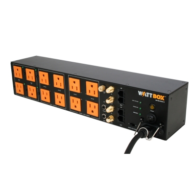 WattBox  Power Conditioner with Sequencing, Safe Voltage, Coax and Ethernet Protection 12 Outlets (pieza)Negro