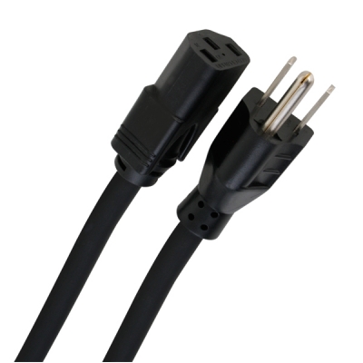 WattBox  Male Power Cord with 3-Prong IEC Socket Length 6FT (pieza)Negro