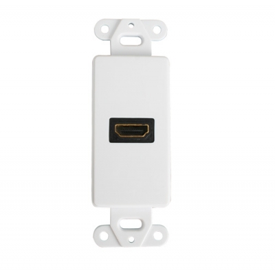 Wirepath Decora Strap with One HDMI Pass-through Connector .(pieza) Blanco