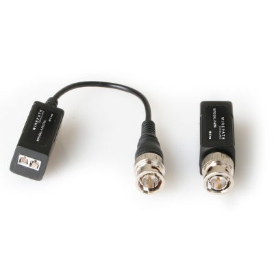 Wirepath Surveillance Mini Passive Video Balun with Screw Terminals Combo Pack (1300ft | pair)