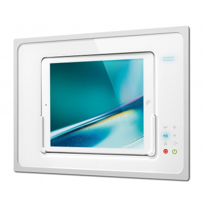 IRoom Motorized iPad docking station with integrated keypad for in-wall mounting / iPad Pro 9.7