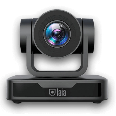 Laia Cámara PTZ Negra USB 2.0,  con Zoom Óptico de 10x. 1080P 
Incluye cable USB . Mando a distancia por infrarrojos.