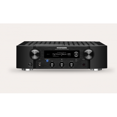 Marantz High Performance Networked Integrated Amplifier with HEOS Built-in.  2x 60W into 8 ohm and 2x 80W into 4 ohms. Fully discrete current feedback design (pieza)